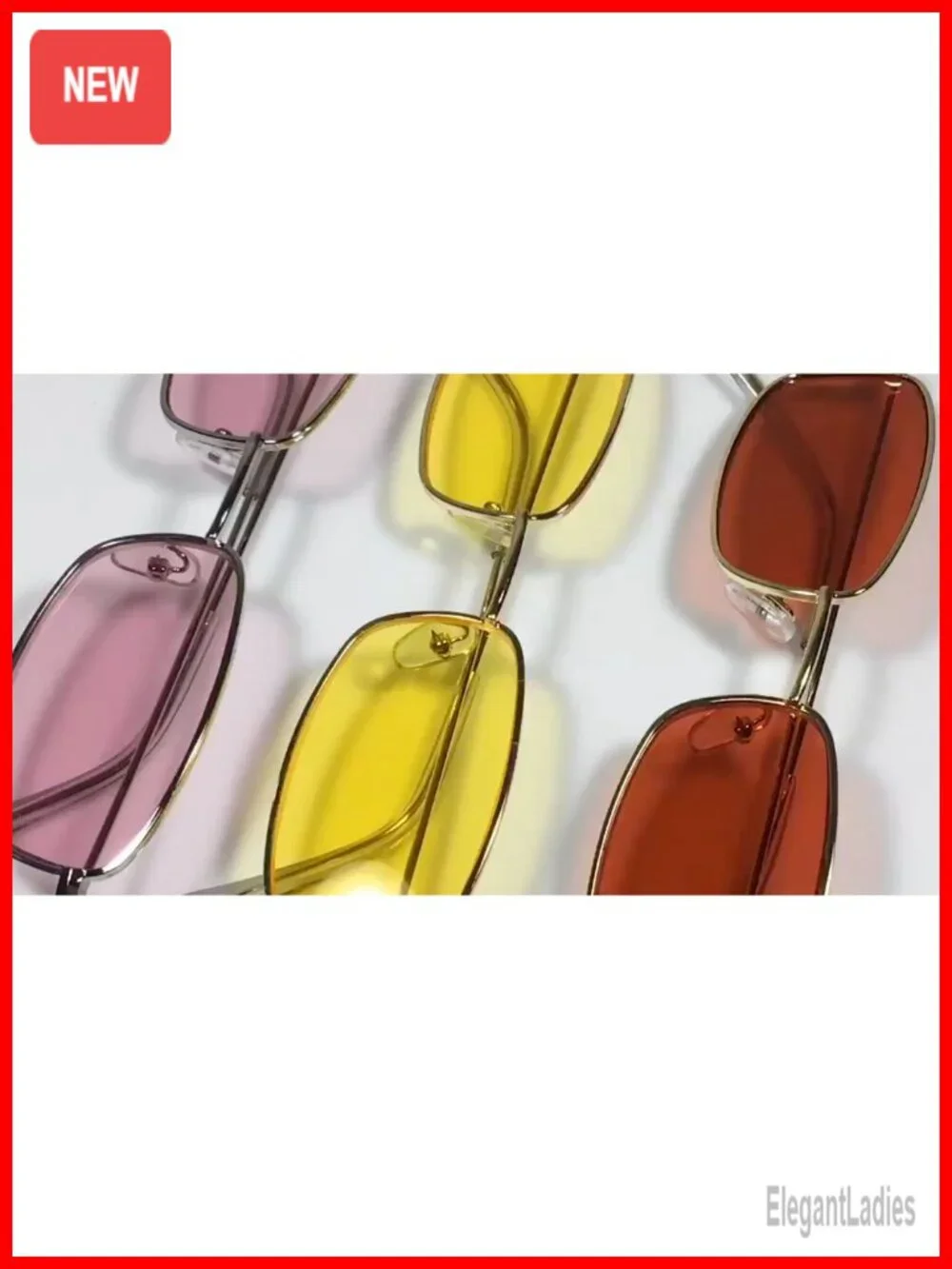 Small Square Retro Metal Frame Non Polarized Sunglasses UV400